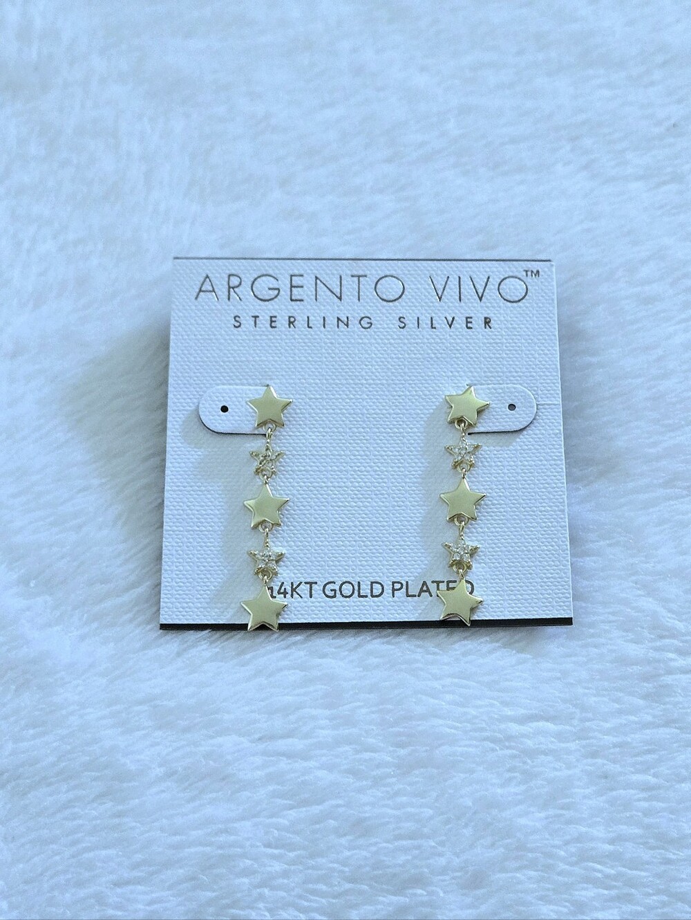 Argento Vivo Cascading⛲ Stars⭐ Earrings - Picture 12 of 15